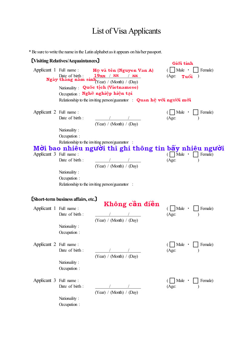 Hướng dẫn xin visa du lịch Nhật Bản