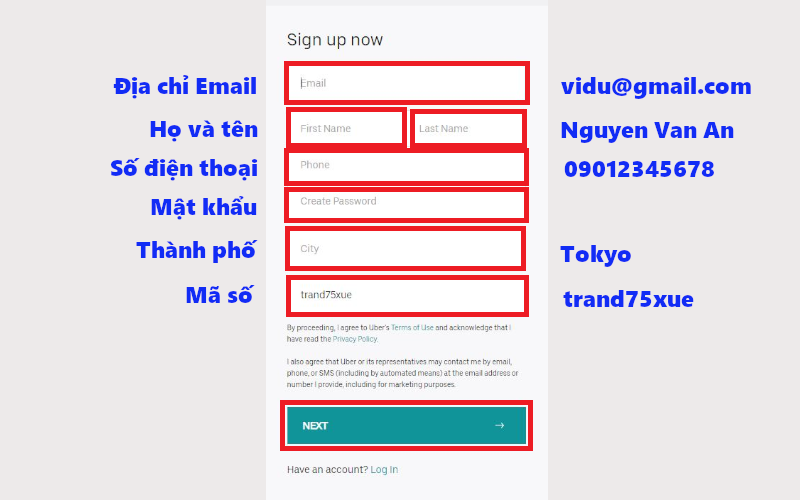 Hướng dẫn đăng ký Uber eats bằng xe đạp