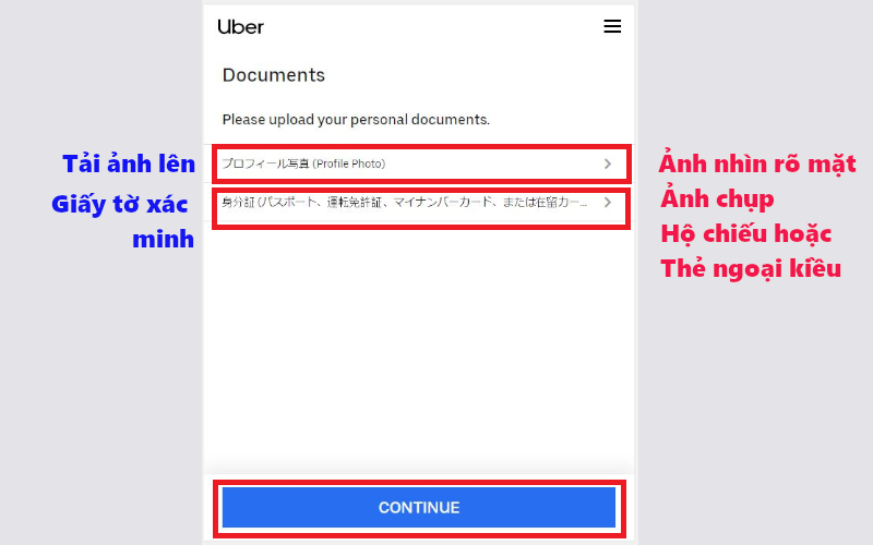 Hướng dẫn đăng ký Uber eats bằng xe đạp